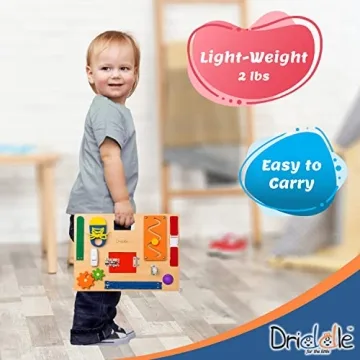 Montessori Busy Board - 12 Educational Activities for Kids