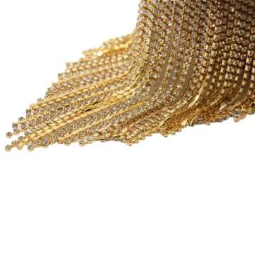 Elegant UMREN Round Ball Crystal Evening Clutch Purse