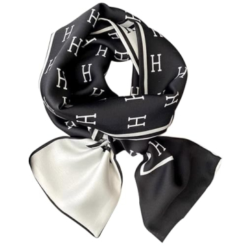 kcctoo Mulberry Silk Like Head Scarf - Versatile Satin Scarf for Women