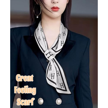 kcctoo 59" Satin Scarf - Stylish Gift for Women