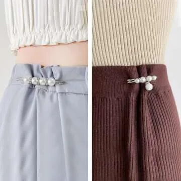 6 Set Pant Waist Tightener Clips for Comfortable Fit