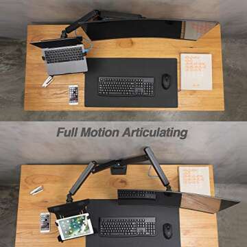 AVLT Laptop and Monitor Arm for 15.6" Laptop & 32" Monitor