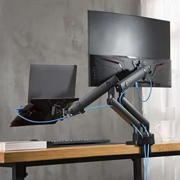 AVLT Laptop and Monitor Arm for 15.6" Laptop & 32" Monitor