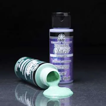 FolkArt Glitter Acrylic Paint Set - Vibrant Glitter Colors