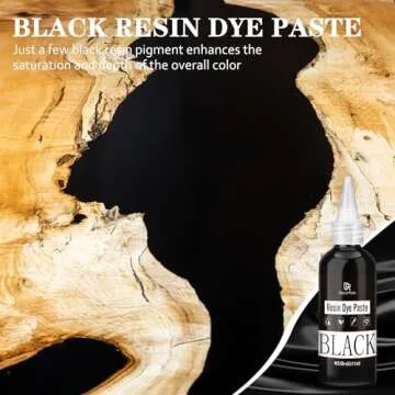 High Concentrated Black Resin Dye Paste for Art Projects