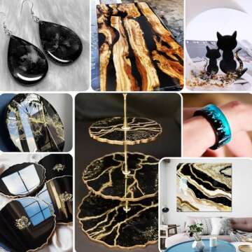 High Concentrated Black Resin Dye Paste for Art Projects