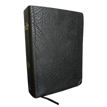 The NASB MacArthur Study Bible Large Print Bonded Leather Indexed