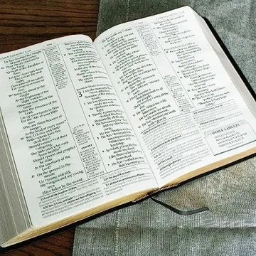 MacArthur NASB Study Bible Large Print Leather Indexed