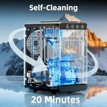 Antarctic Star Ice Maker with Fast Ice Production and Self-Cleaning
