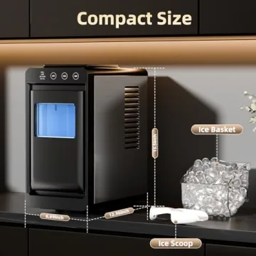 Antarctic Star Ice Maker with Fast Ice Production and Self-Cleaning