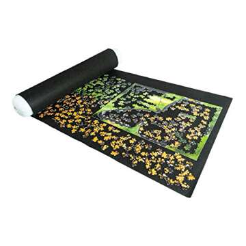 Jigsaw Puzzle Roll up Mat- Puzzle Saver-Puzzle Accessories Puzzle Storage, Puzzle mat Roll up, Puzzle Keeper Mat. Roll up Puzzle mats for Jigsaw Puzzles