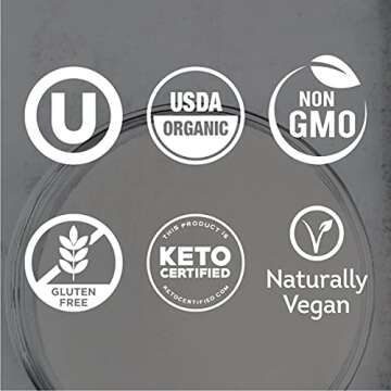 Wholesome Sweeteners 12-Ounce Organic Erythritol Sweetener, Zero Calorie Sweetener, Keto Friendly, Non GMO, Gluten Free & Vegan Sweetener, 1 Pack