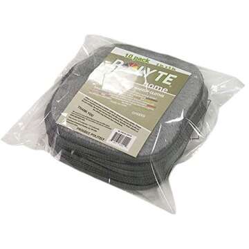 Polyte Premium Hypoallergenic Microfiber Fleece Makeup Remover and Facial Cleansing Cloth, 5 x 5 in, 10 Pack (Gray)