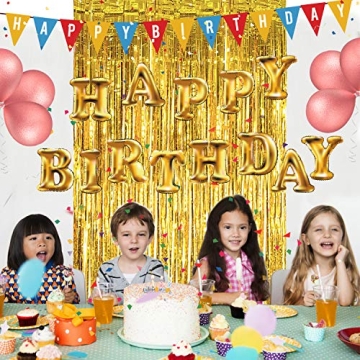 Gold Foil Fringe Curtains for Parties and Decorations