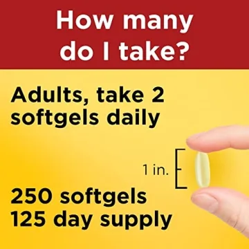 Nature Made Fish Oil 1000 mg Softgels for Heart Health