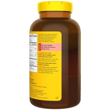 Nature Made Fish Oil 1000 mg Softgels for Heart Health