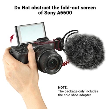 SMALLRIG Cold Shoe Adapter for Sony A6000 Series Cameras