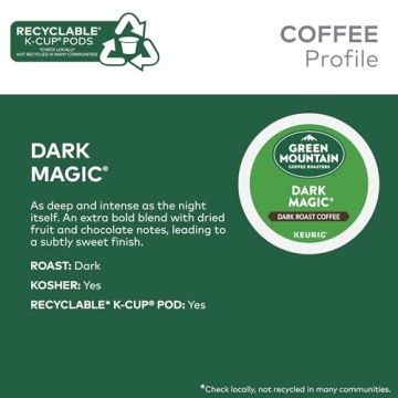 Green Mountain Dark Magic K-Cup Pods for Bold Coffee Lovers
