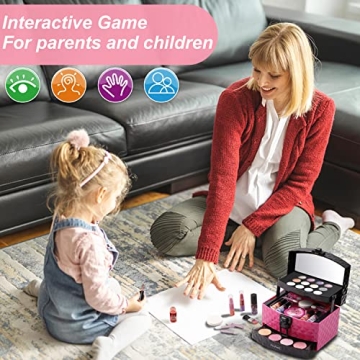 AWEFRANK Kids Makeup Kit for Girls - Safe & Fun