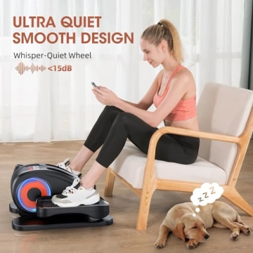 GUGTTR Compact Under Desk Elliptical for Effortless Exercise