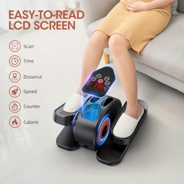 GUGTTR Compact Under Desk Elliptical for Effortless Exercise