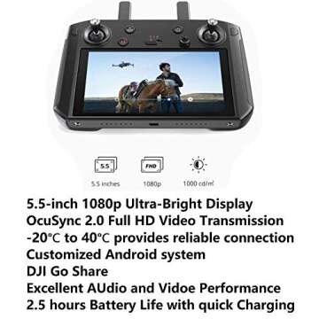 DJI Mavic 2 Pro (20 MP Hasselblad Camera) with Fly More Kit and with Most Wished for Accessories (3 Batteries, ND filters, iPad Mount, Extreme microSD Card and More)