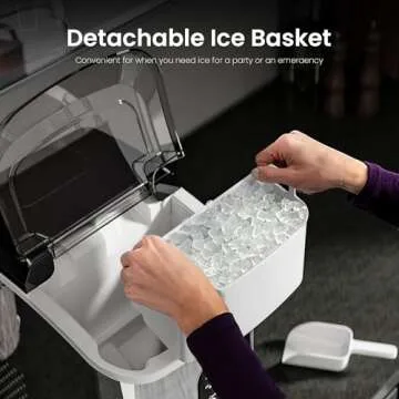 Buy Kismile Nugget Ice Maker for Chewy Ice Anytime