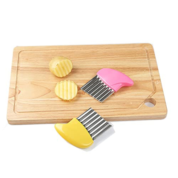 Crinkle-Cutter for Veggies and Salad Knife Gift Set