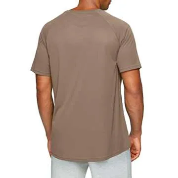 Men's Dry Fit Short Sleeve T-Shirt Crewneck Lightweight Tee Shirts for Men Workout Athletic Casual