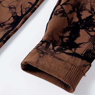 OMKAGI Women Scrunch Butt Lifting Leggings Seamless High Waisted Workout Yoga Pants(M,88-Coffee Tie Dye)