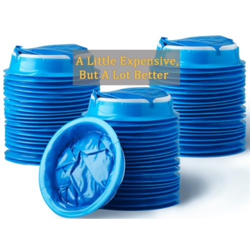 Valchoose 60 Pack Disposable Barf Bags for Travel and Sickness