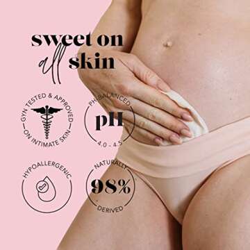 SweetSpot Labs Fragrance Free Feminine Wipes for Sensitive Skin