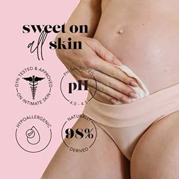 SweetSpot Labs Fragrance Free Feminine Wipes for Sensitive Skin