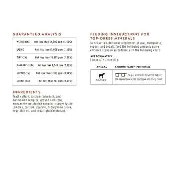 TruCare EQ Top-Dress Trace Mineral Blend for Horses (Methionine, Lysine, Zinc, Manganese, Copper, Cobalt)