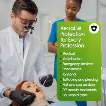 Inspire Black Nitrile Gloves | Heavy Duty 6 Mil Disposable