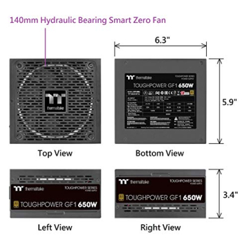 Thermaltake Toughpower GF1 850W Gold PSU for Gamers