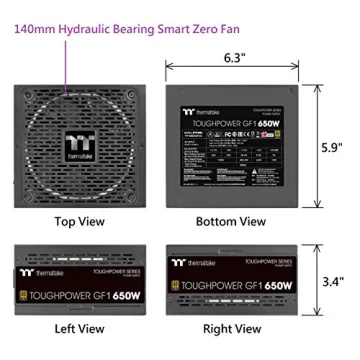 Thermaltake Toughpower GF1 850W Gold PSU for Gamers