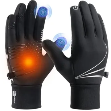 Thermal Gloves for Men Women - Lightweight & Warm Touchscreen Winter Wear