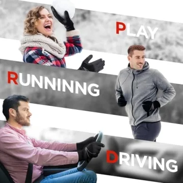 Thermal Gloves for Men Women - Lightweight Warm Touchscreen