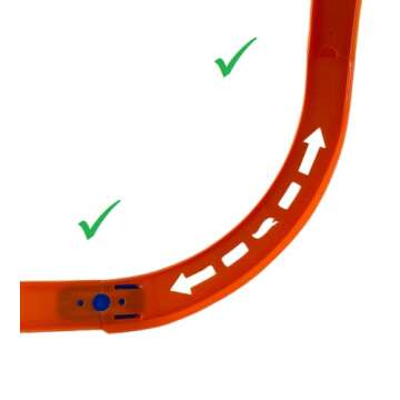 Hot Wheels Curve Tracks Expansion Packs - 8 Curved Pieces Included