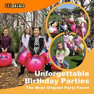 WALIKI Hopper Ball Toy for Boys & Girls Ages 3 4 5 6 Years Old | Tie-Dye Jumping Ball | 18" Hippity Hop Ball | Fun Birthday Gift