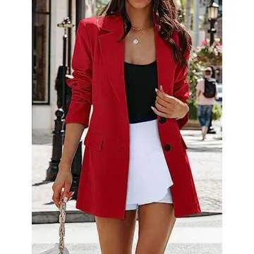 Stylish MASCOMODA Casual Blazer Jackets for Women 2024