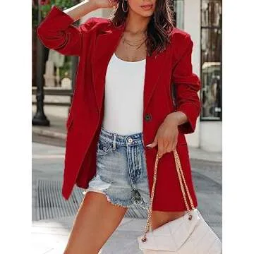 Stylish MASCOMODA Casual Blazer Jackets for Women 2024