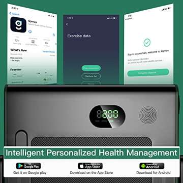 Goplus 2 in 1 Folding Treadmill, 2.25HP Superfit Under Desk Electric Treadmill, Installation-Free with Remote Control, APP Control and LED Display, Walking Jogging for Home Office