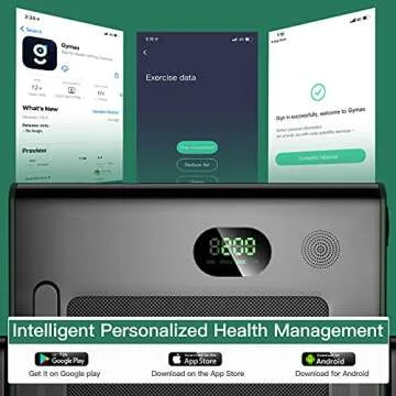 Goplus 2 in 1 Folding Treadmill, 2.25HP Superfit Under Desk Electric Treadmill, Installation-Free with Remote Control, APP Control and LED Display, Walking Jogging for Home Office