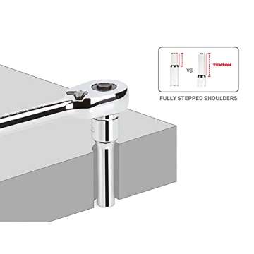TEKTON 1/2 Inch Drive 6-Point Socket and Ratchet Set, 83-Piece (3/8 - 1-5/16 in., 10-32 mm) | SKT25302