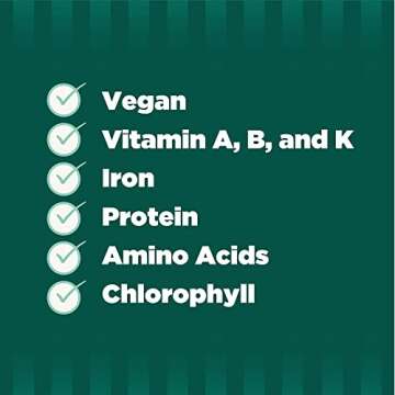 Organic Spirulina Powder (16 Ounce): Naturally Vegan, Supplies Folate, Vitamin B12, Iron, Omega Fatty Acids, GLA, Beta Carotene, Chlorophyll, Amino Acids