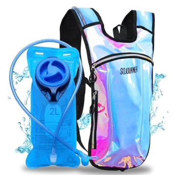 Sojourner Hydration Pack Backpack - 2L Water Bladder Included for Festivals, Raves, Hiking, Biking, ...