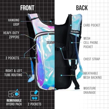Sojourner Hydration Pack - 2L Bladder for Festivals & Outdoors