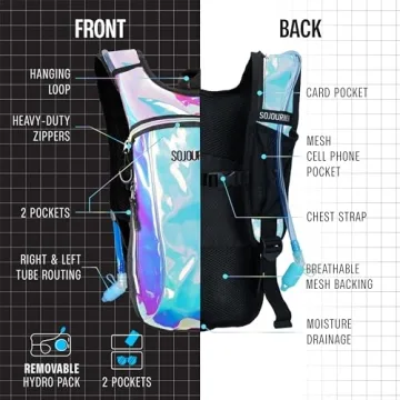 Sojourner Hydration Pack - 2L Bladder for Festivals & Outdoors